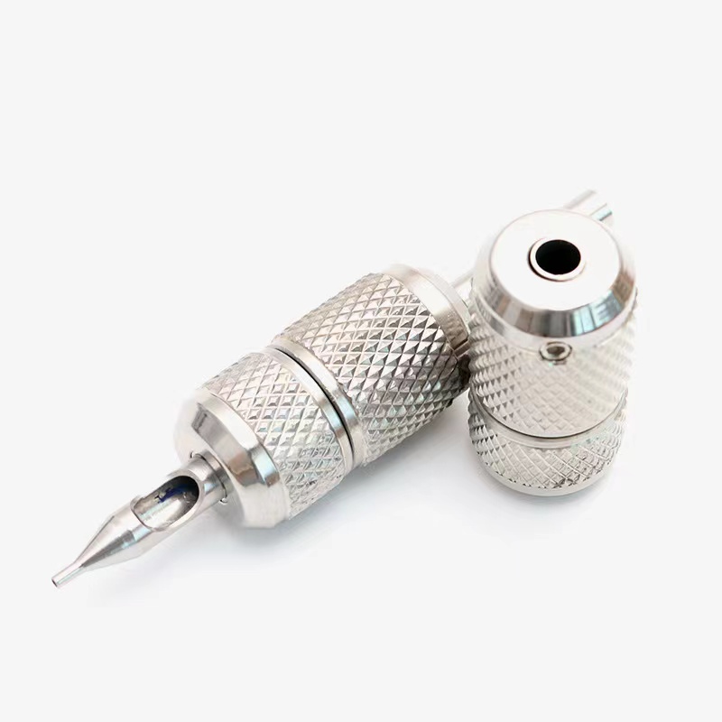 Stainless Steel Tattoo Grip Mm Mm Mm With Back Stem Professional